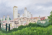 The towers of San Gimignano