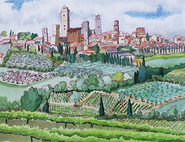 San Gimignano from the South