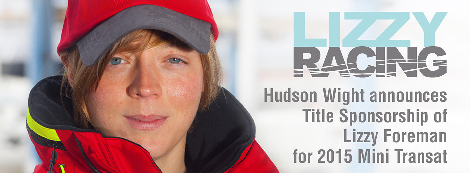 Lizzy Foreman, 23, is taking on the 2015 Mini Transat with Hudson Wight&#39;s support. The Cowes-based performance sailwear brand, Hudson Wight, is delighted to ... - 333361_orig