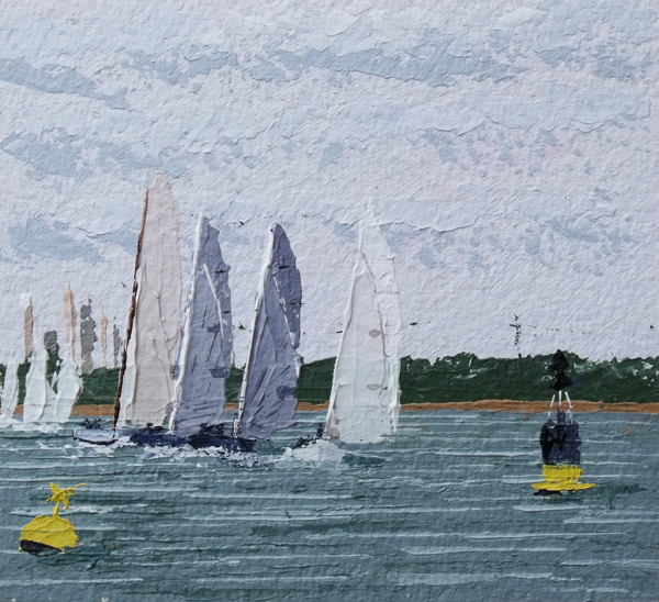 The leaders fine reach to Gurnard. British Classics The leaders fine reach to Gurnard. British Classics