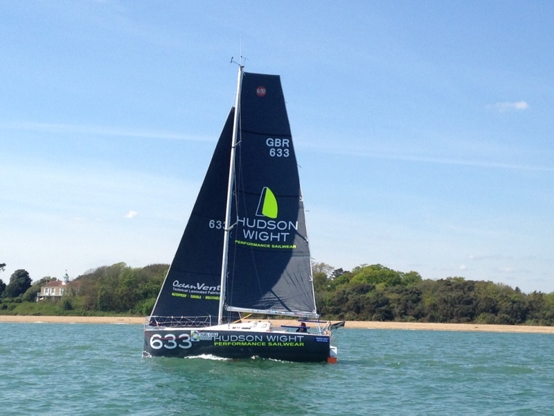 Hudson Wight 633 starting the UK Solent 6.50 Race to La Trinité Hudson Wight 633 starting the UK Solent 6.50 Race to La Trinité