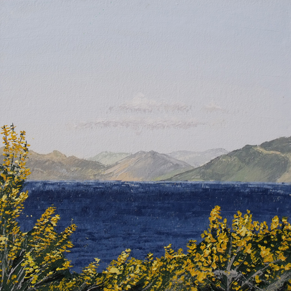 Yellow gorse and Loch Fyne from about half way between Lochgilphead and Tarbert Yellow gorse and Loch Fyne from about half way between Lochgilphead and Tarbert
