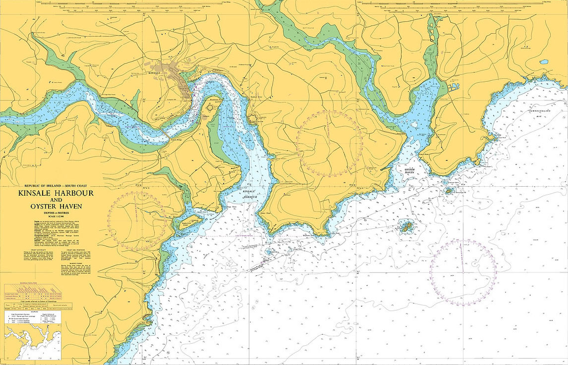 Chart 2053 Kinsale Harbour and Oyster Haven Product Chartart
