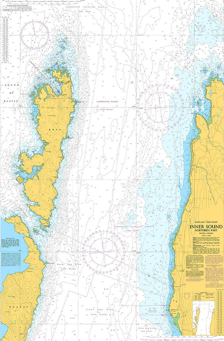 Chart 2479 Inner Sound of Rona and Raasay, northern part Product Chartart