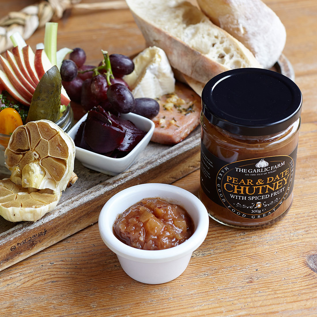 Pear & Date Chutney The Garlic Farm